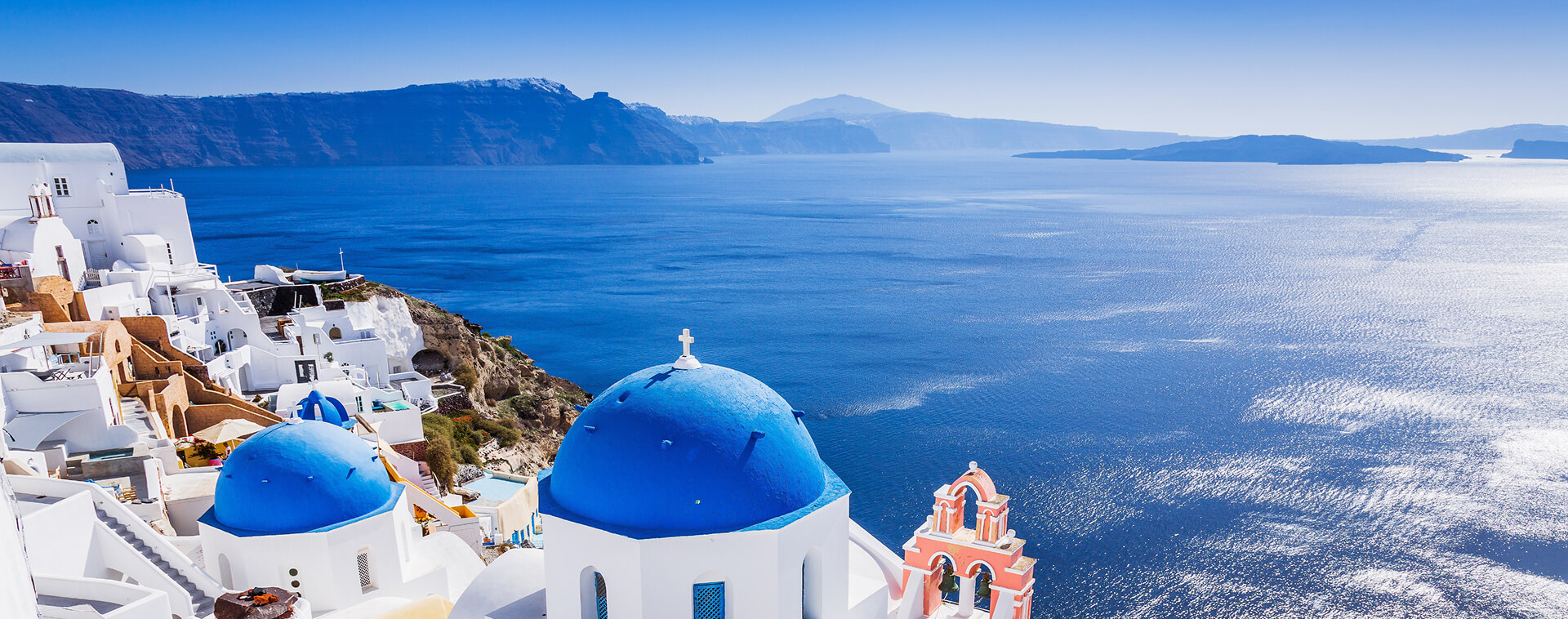 Santorini background